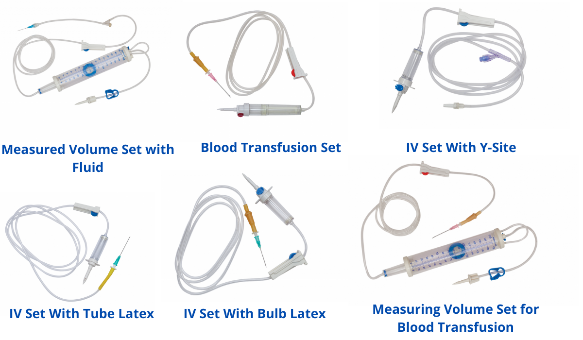 Differences Between IV Giving Set And Blood Giving Set