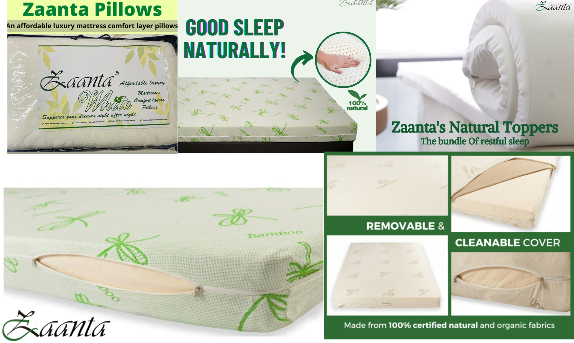 zaanta latex mattress